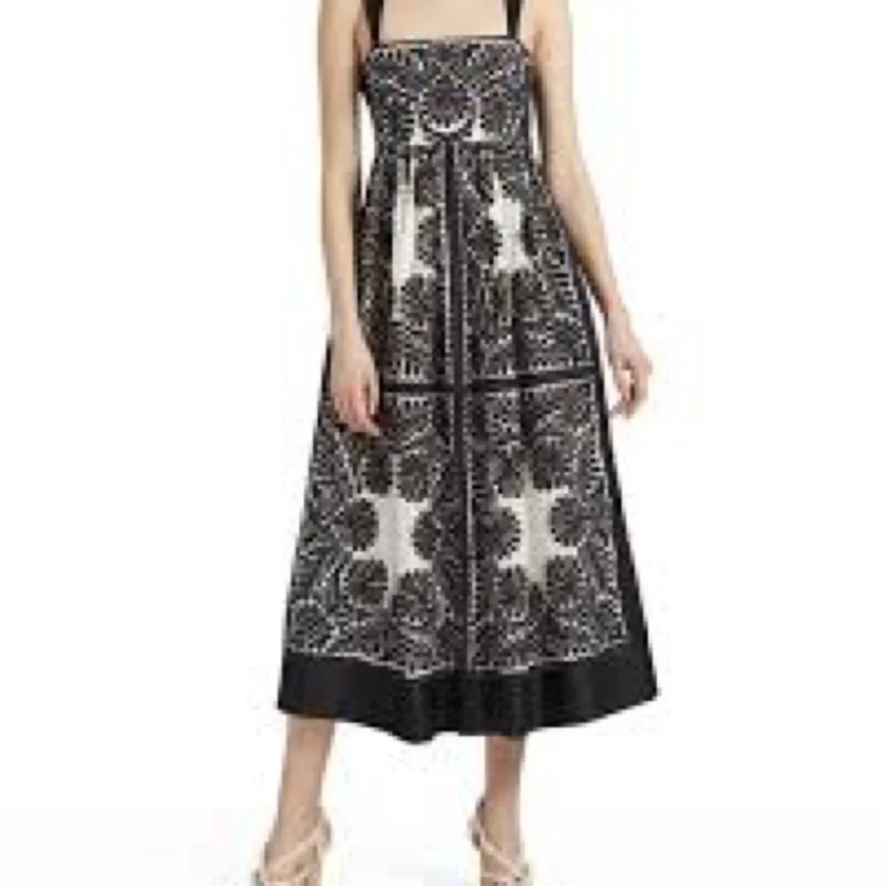 ULLA JOHNSON Ardelle Floral Empire Waist Midi Dress RN#105177 - Picture 4 of 10